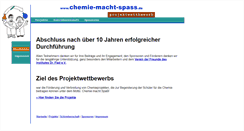 Desktop Screenshot of chemie-macht-spass.de